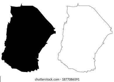 Cannon County, State of Tennessee (U.S. county, United States of America, USA, U.S., US) map vector illustration, scribble sketch Cannon map