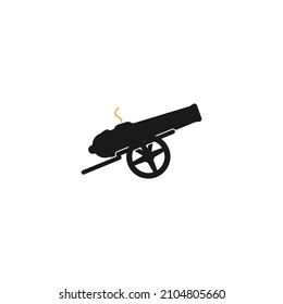 Cannon icon design template vector isolated