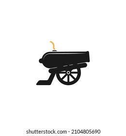 Cannon icon design template vector isolated