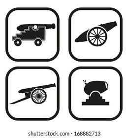 Cannon Icon - Four Variations