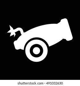 Cannon icon illustration design