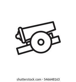 cannon icon illustration isolated vector sign symbol