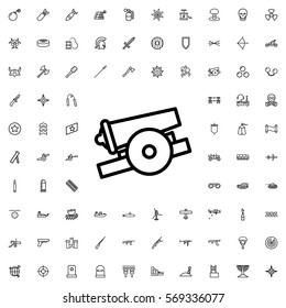cannon icon illustration isolated vector sign symbol