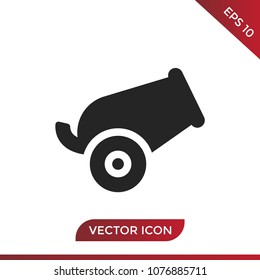 Cannon icon vector