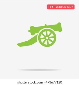 Cannon icon. Vector concept illustration for design.