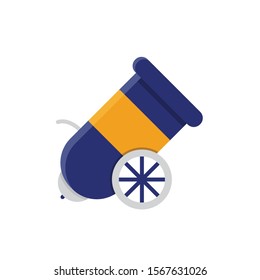 cannon icon vector flat style design