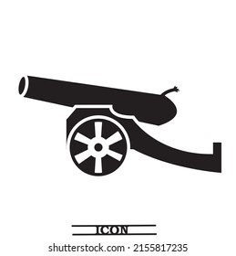 Cannon icon. Vector illustration eps10.