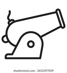 Cannon icon vector illustration isolated sign
