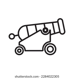diseño del logotipo de ilustración de vector de icono de canon