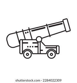 diseño del logotipo de ilustración de vector de icono de canon