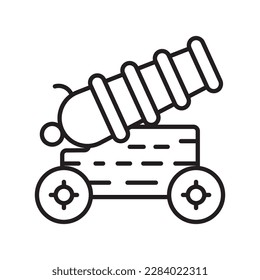 diseño del logotipo de ilustración de vector de icono de canon