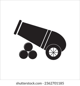 CANNON ICON VECTOR ILLUSTRATION SYMBOL DESIGN