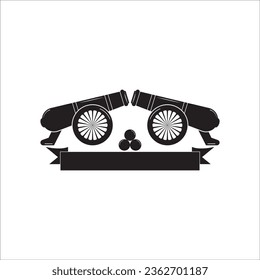 CANNON ICON VECTOR ILLUSTRATION SYMBOL DESIGN
