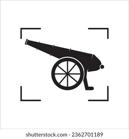 CANNON ICON VECTOR ILLUSTRATION SYMBOL DESIGN