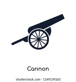 Cannon icon vector isolated on white background for your web and mobile app design, Cannon logo concept