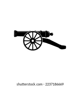 Vector de icono de cañón aislado en fondo blanco para tu diseño de aplicación web y móvil, concepto de logotipo de Cannon