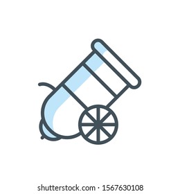 cannon icon vector modern style design