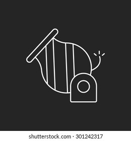 Cannon line icon