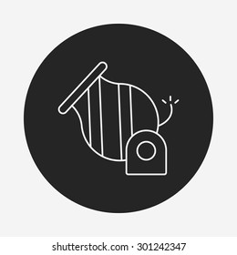 Cannon line icon