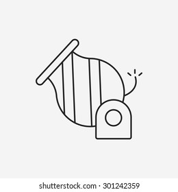 Cannon line icon