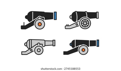 Cannon Model Line minimal smooth style illustration