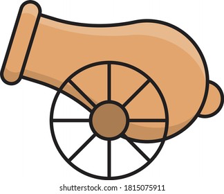 icono de color plano vectorial de canto 