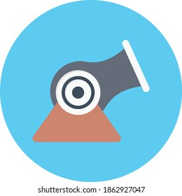 icono de color plano vectorial de canto