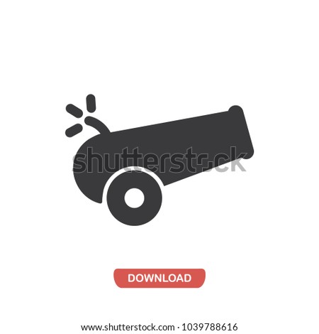 Cannon vector icon