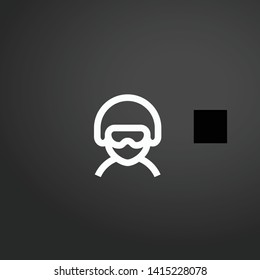 Cannon vector icon. Cannon concept stroke symbol design. Thin graphic elements vector illustration, outline pattern for your web site design, logo, UI. EPS 10.