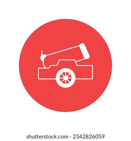 Cannon vector icon which can easily modify or edit

