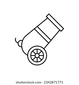 Cannon vector icon which can easily modify or edit

