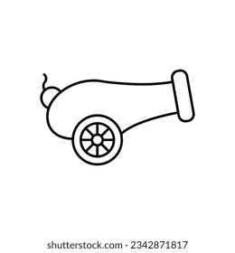Cannon vector icon which can easily modify or edit

