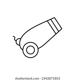 Cannon vector icon which can easily modify or edit


