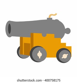 Cannon. Vector illustration