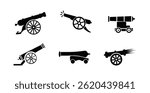 Cannon Vector Illustration Clip Art Collection