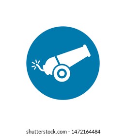 Cannon, war, weapon icon vector image. Can also be used for objects. Suitable for use on web apps, mobile apps and print media.