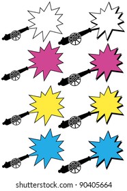 cannons with stars