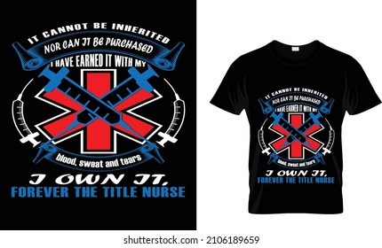 It cannot be  inherited nor can it be purchased... T- Shirt Design