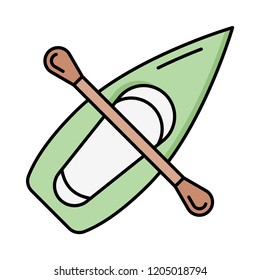 canoe   boat  paddle  