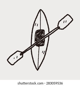 canoe doodle