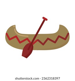 Canoe icon clipart avatar logotype isolated vector illustration