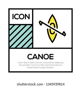 CANOE ICON CONCEPT