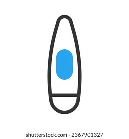 Canoe icon duotone blue black sport illustration vector element and symbol perfect.