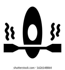 canoe icon or logo isolated sign symbol vector illustration - high quality black style vector icons
