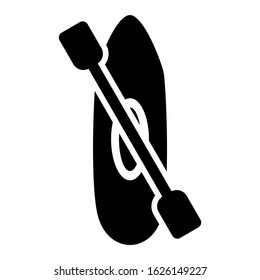 canoe icon or logo isolated sign symbol vector illustration - high quality black style vector icons
