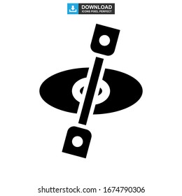 canoe icon or logo isolated sign symbol vector illustration - high quality black style vector icons
