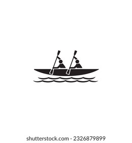 canoe icon symbol sign vector