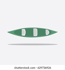 Canoe icon, vector illustration design. Sport objects collection.