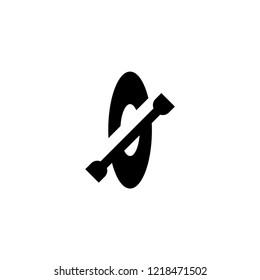 canoe icon. canoe vector illustration on white background for web and apps.
