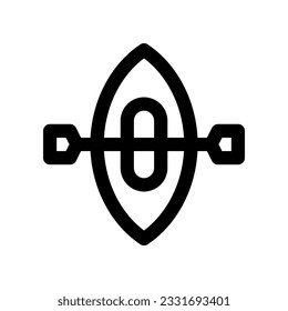 icono de canoa para tu diseño de sitio web, logotipo, aplicación, interfaz de usuario.